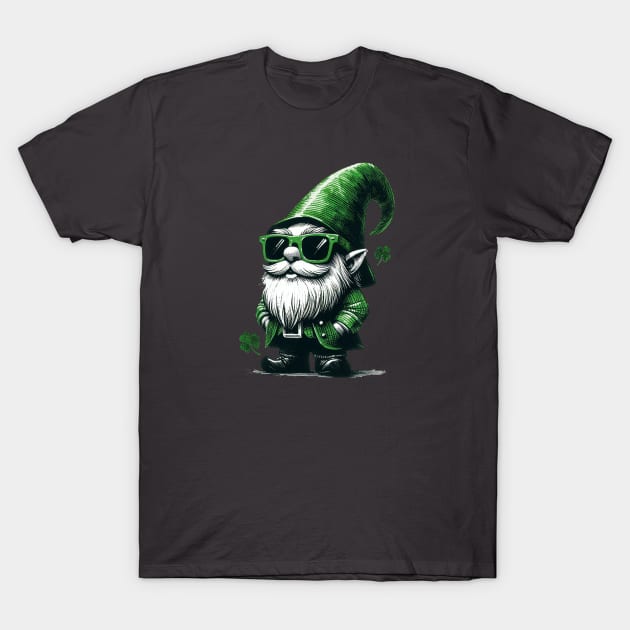 Green Gnome T-Shirt by KarmicKal